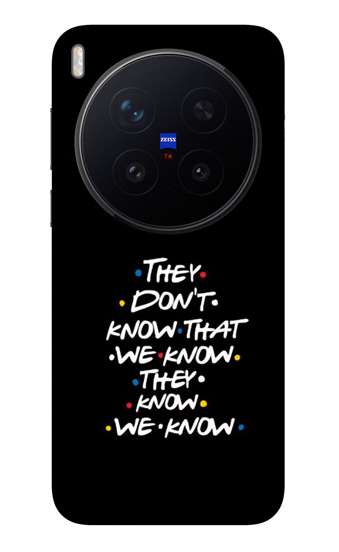 FRIENDS Dialogue Vivo X300 Pro Back Cover - FRIENDS Dialogue Vivo X300 Pro Glass Case Back Cover by Casekaro FRIENDS Dialogue Vivo X300 Pro Glass Case Back Cover by Casekaro