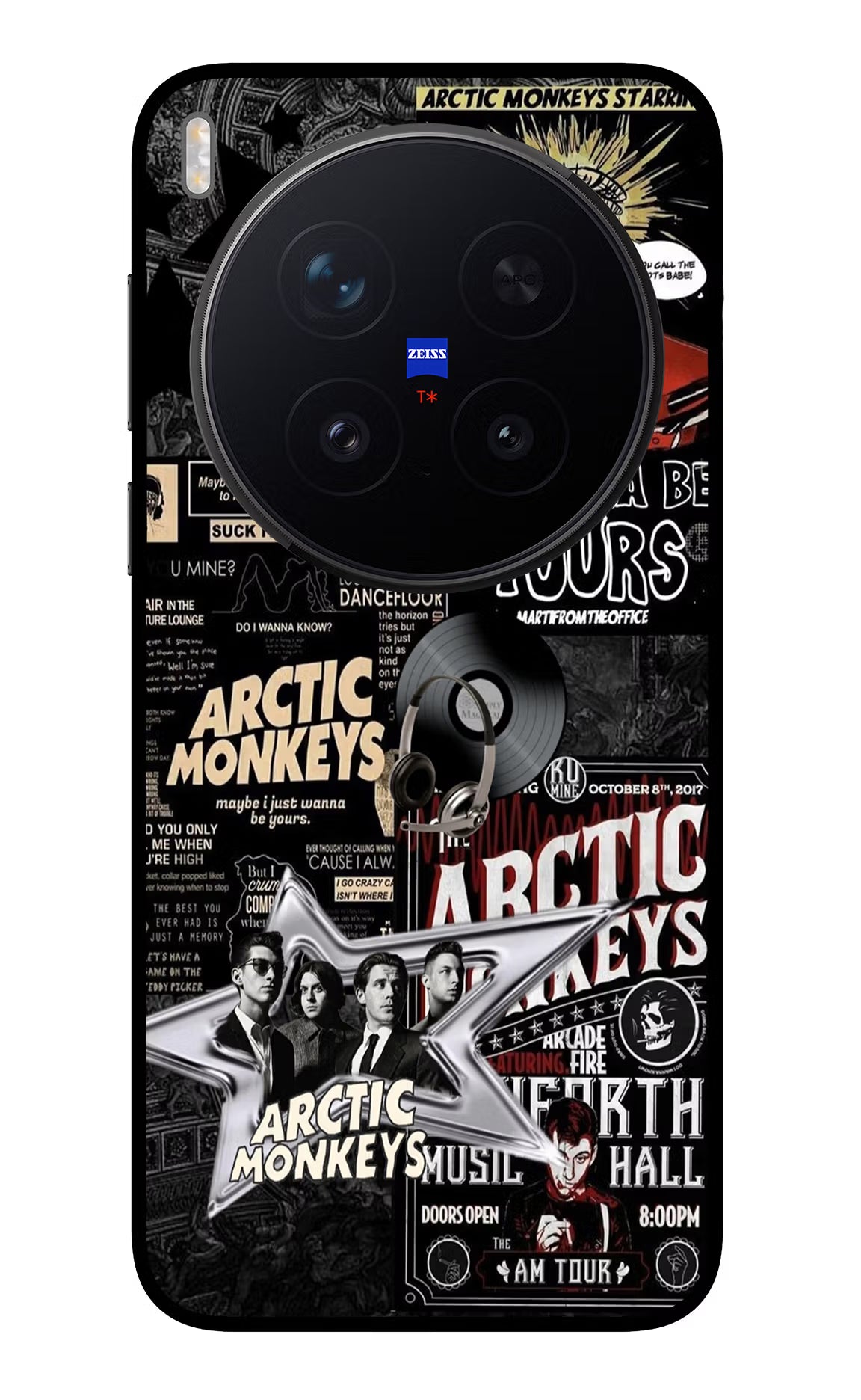 Arctic Monkeys Vivo X300 Pro Back Cover - Arctic Monkeys Vivo X300 Pro Glass Case Back Cover by Casekaro Arctic Monkeys Vivo X300 Pro Glass Case Back Cover by Casekaro