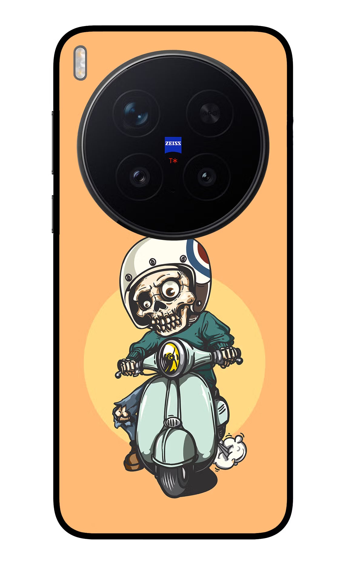 Undead Biker Vivo X300 Pro Glass Case - Undead Biker Vivo X300 Pro Glass Case Undead Biker Vivo X300 Pro Glass Case