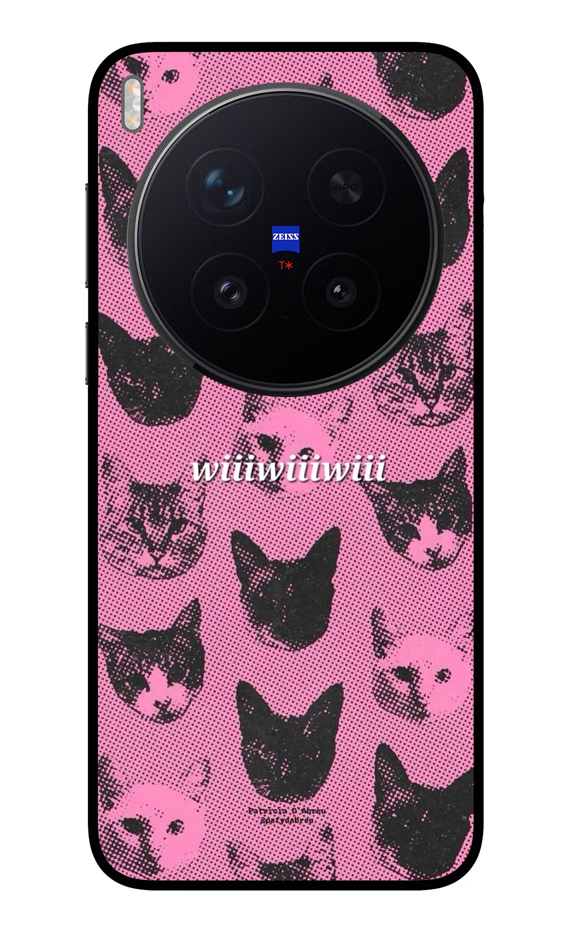 Pink Cats Vivo X300 Pro Glass Case - Pink Cats Vivo X300 Pro Glass Case Pink Cats Vivo X300 Pro Glass Case