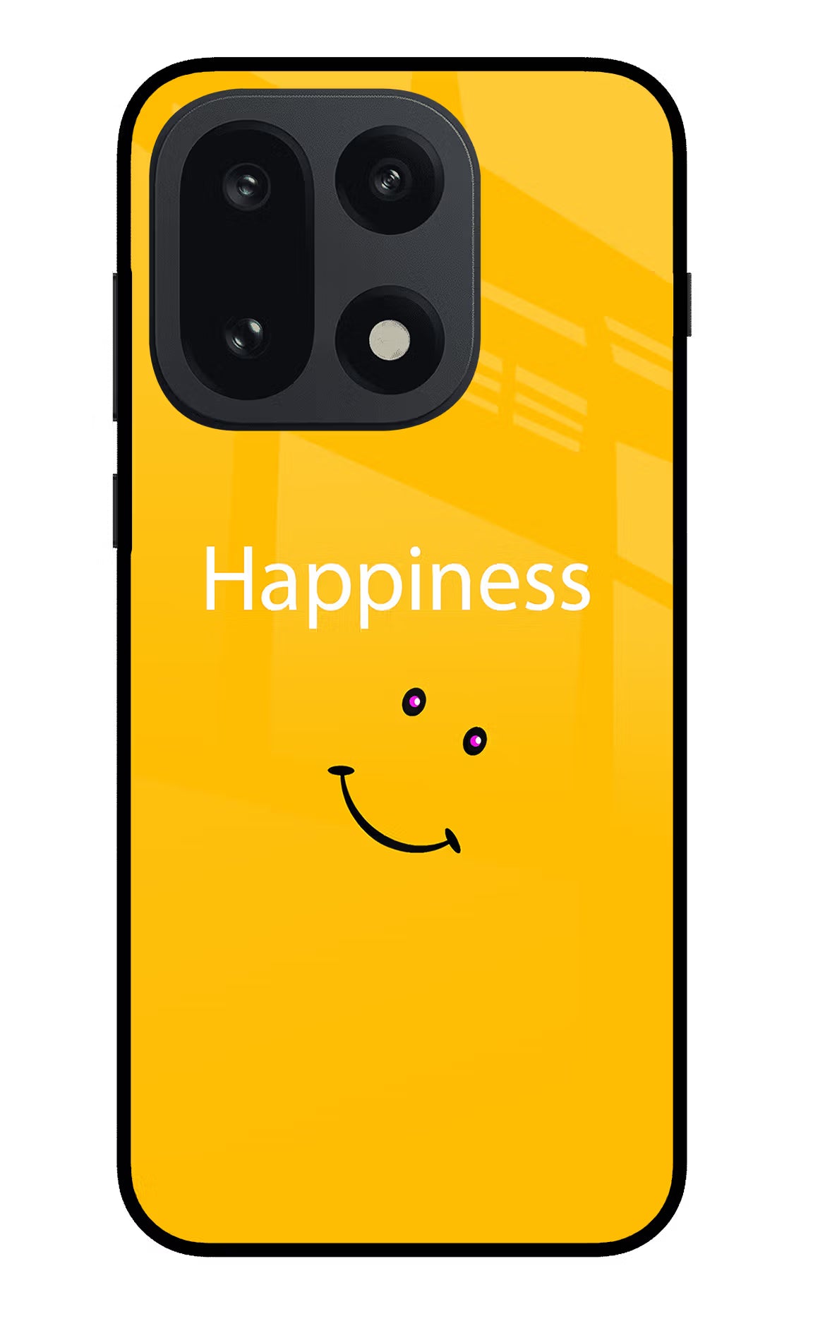 Happiness With Smiley OnePlus 15 Glass Case - Happiness With Smiley OnePlus 15 Glass Case Happiness With Smiley OnePlus 15 Glass Case