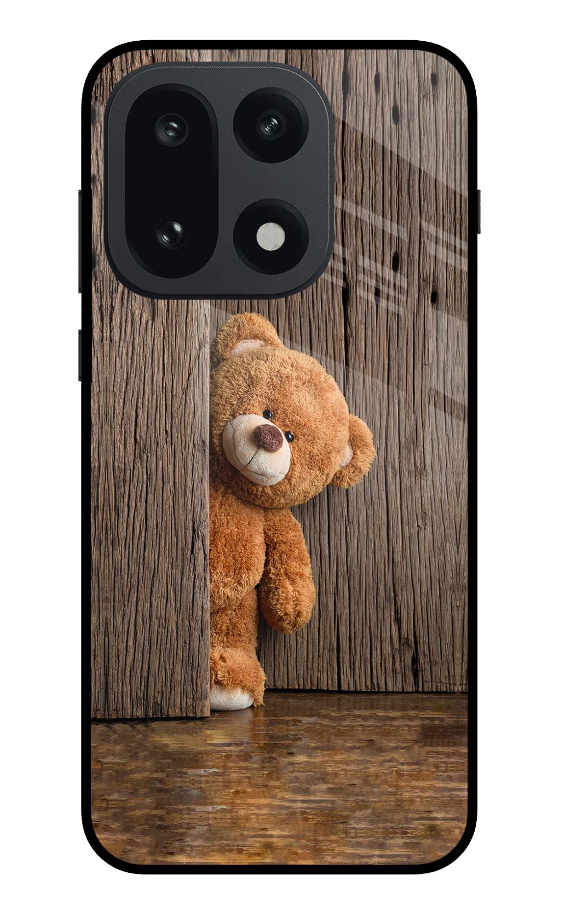 Teddy Wooden OnePlus 15 Glass Case - Teddy Wooden OnePlus 15 Glass Case Teddy Wooden OnePlus 15 Glass Case
