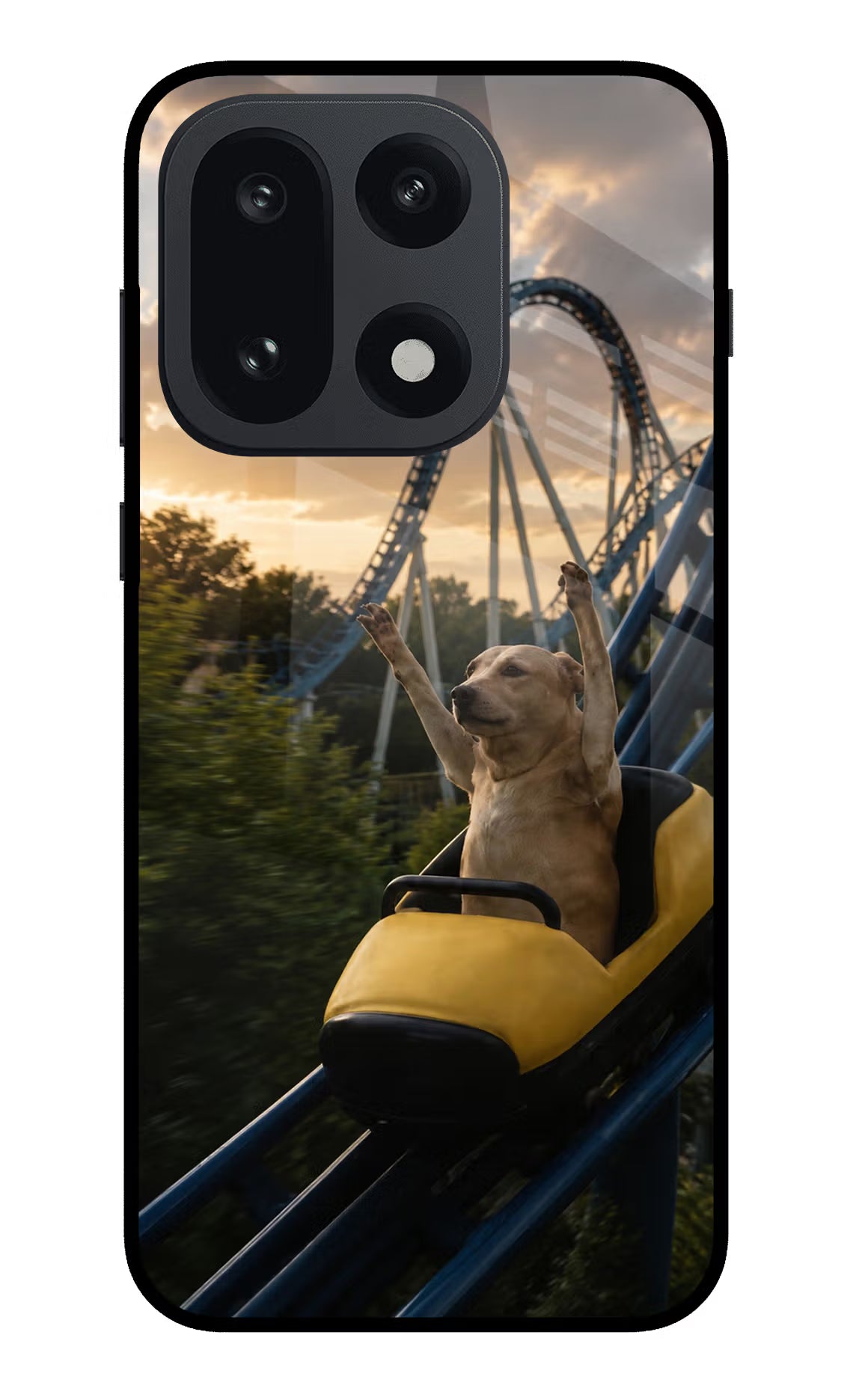 Rollercoaster Dog OnePlus 15 Glass Case - Rollercoaster Dog OnePlus 15 Glass Case Rollercoaster Dog OnePlus 15 Glass Case