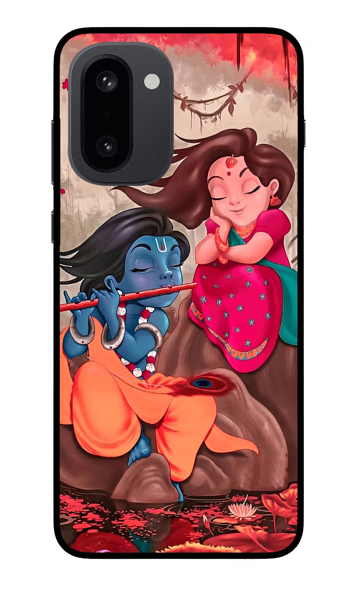 Radhe Krishna OnePlus 15R Glass Case - Radhe Krishna OnePlus 15R Glass Case Radhe Krishna OnePlus 15R Glass Case
