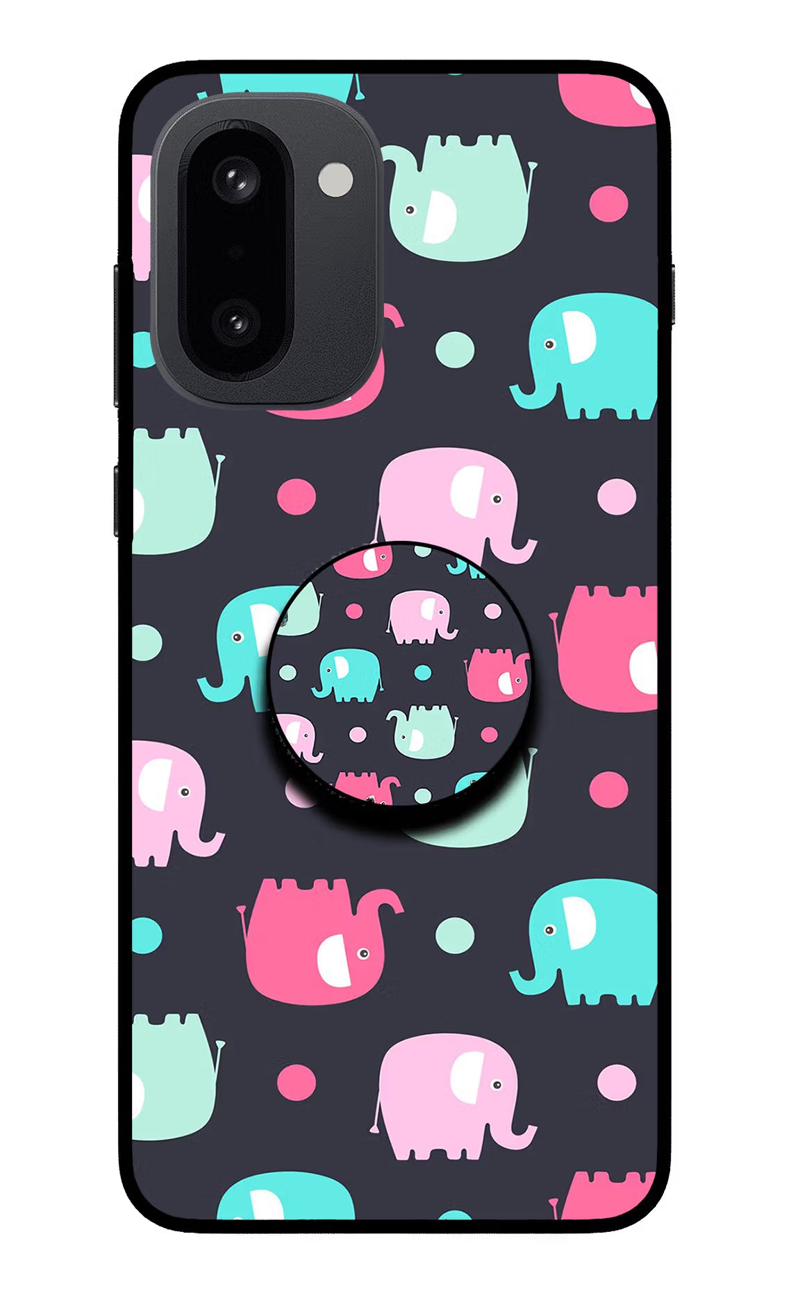 Baby Elephants OnePlus 15R Pop Case - Baby Elephants OnePlus 15R Pop Case by Casekaro Baby Elephants OnePlus 15R Pop Case by Casekaro