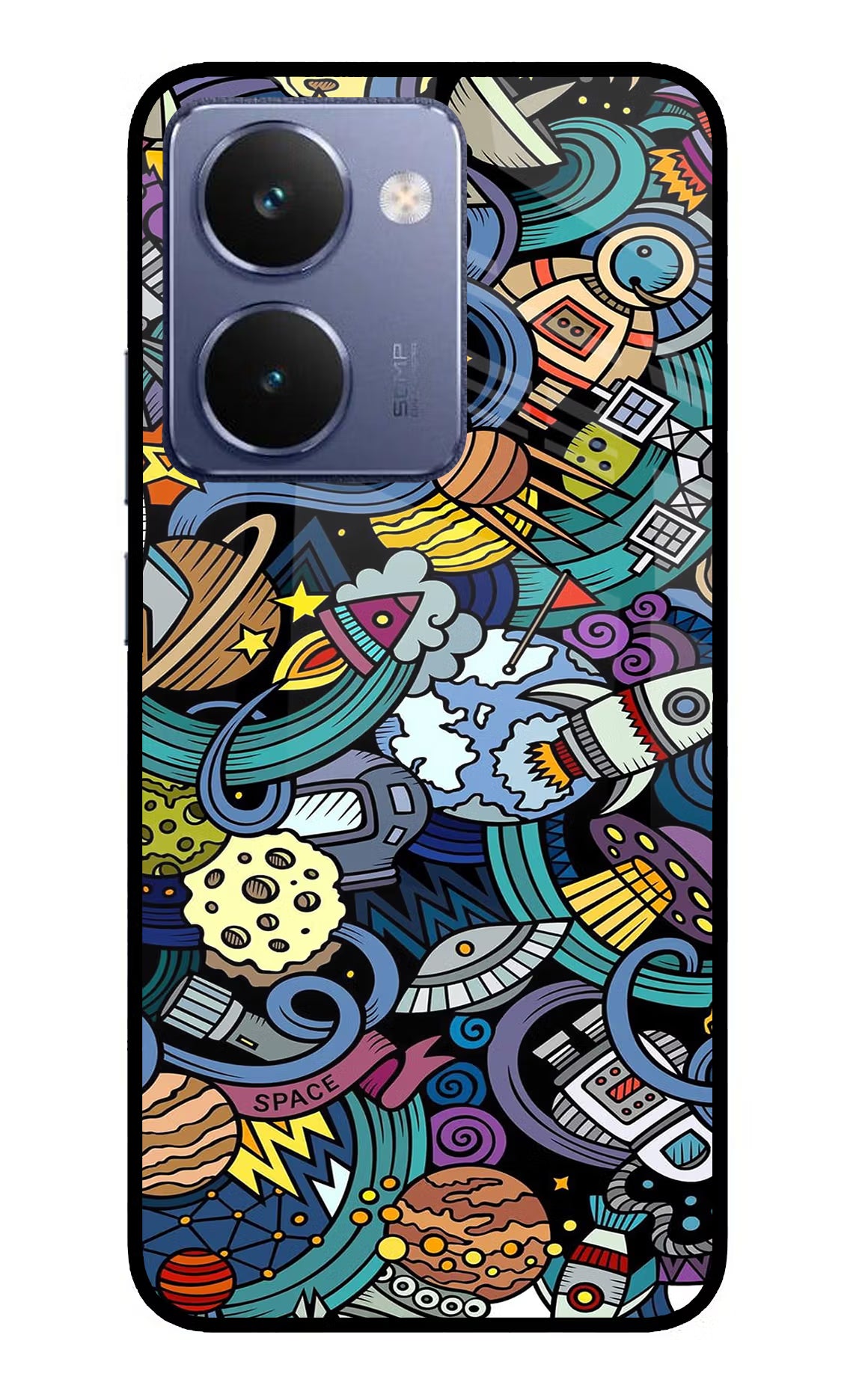 Space Abstract Realme P3 Ultra 5G Glass Case - Space Abstract Realme P3 Ultra 5G Glass Case Space Abstract Realme P3 Ultra 5G Glass Case