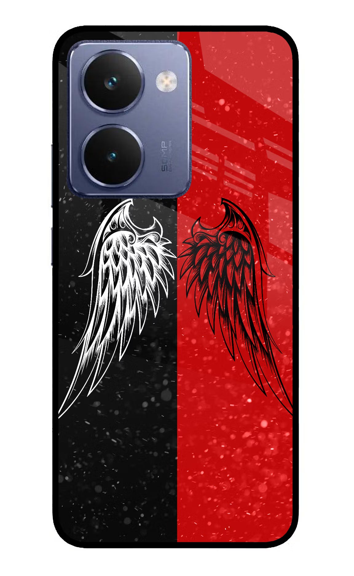 Wings Realme P3 Ultra 5G Glass Case - Wings Realme P3 Ultra 5G Glass Case Wings Realme P3 Ultra 5G Glass Case
