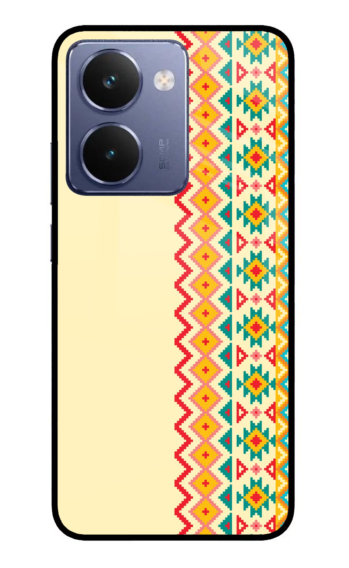 Ethnic Seamless Realme P3 Ultra 5G Glass Case - Ethnic Seamless Realme P3 Ultra 5G Glass Case Ethnic Seamless Realme P3 Ultra 5G Glass Case