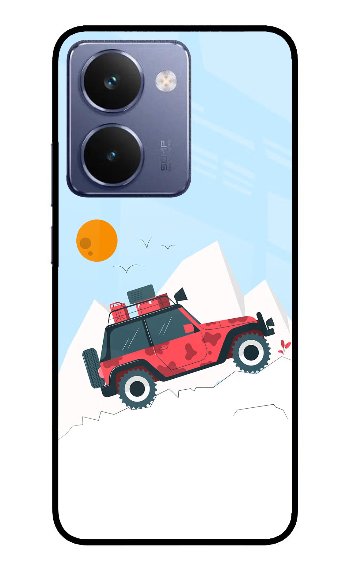 Mountain Trail Beast Realme P3 Ultra 5G Glass Case - Mountain Trail Beast Realme P3 Ultra 5G Glass Case Mountain Trail Beast Realme P3 Ultra 5G Glass Case