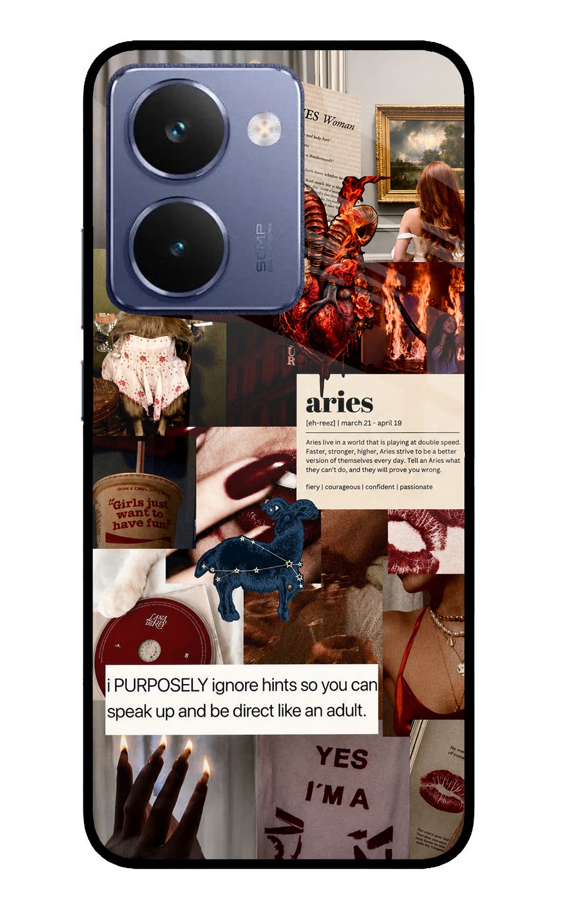 Zodiac Aries Realme P3 Ultra 5G Glass Case - Zodiac Aries Realme P3 Ultra 5G Glass Case Zodiac Aries Realme P3 Ultra 5G Glass Case