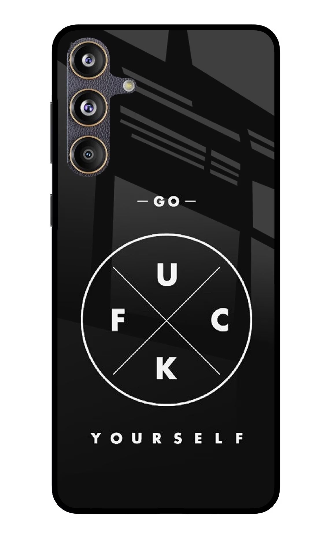 Go Fuck Yourself Samsung F55 5G Glass Case - Go Fuck Yourself Samsung F55 5G Glass Case Go Fuck Yourself Samsung F55 5G Glass Case