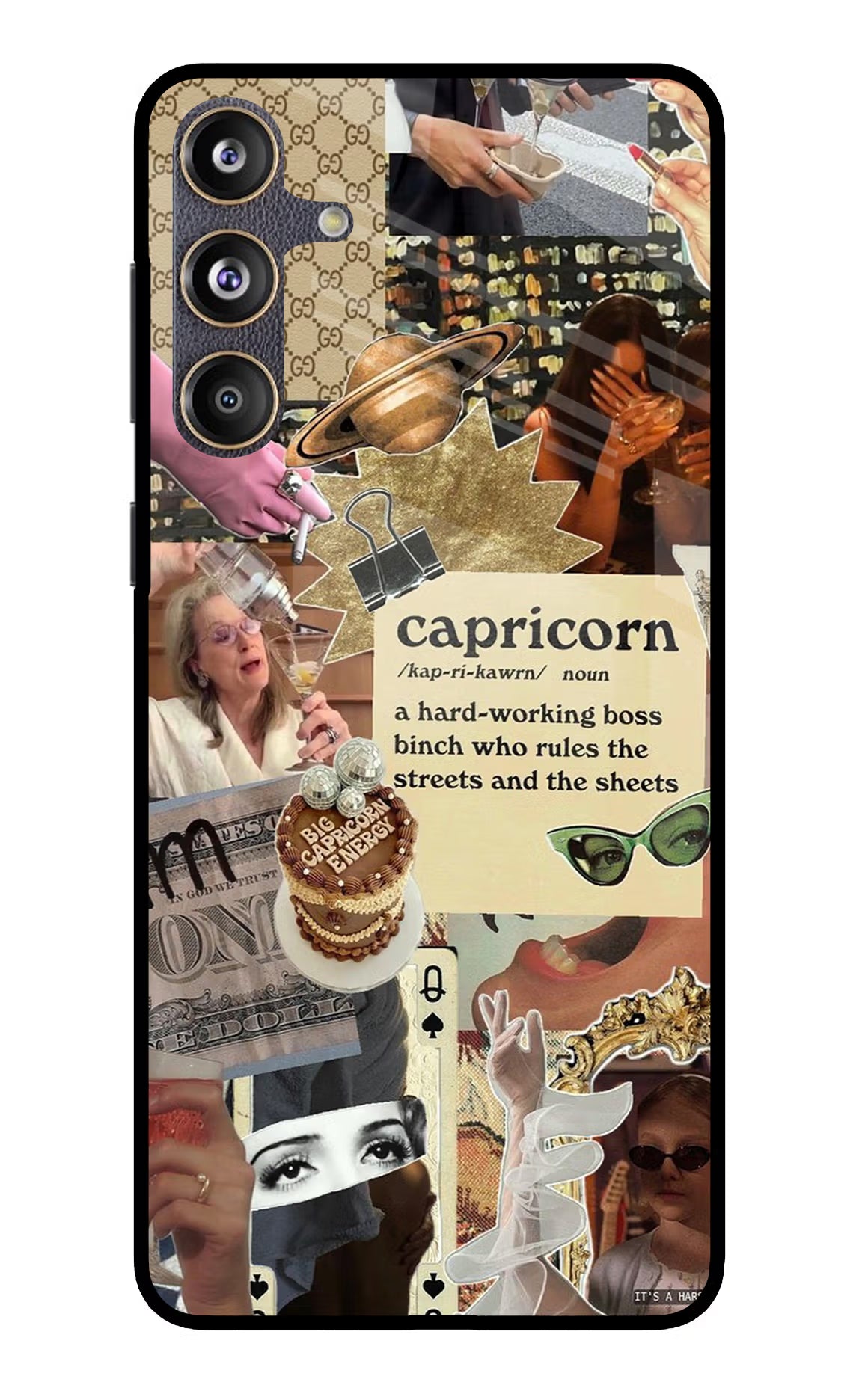 Capricorn Zodiac Samsung F55 5G Glass Case - Capricorn Zodiac Samsung F55 5G Glass Case Capricorn Zodiac Samsung F55 5G Glass Case