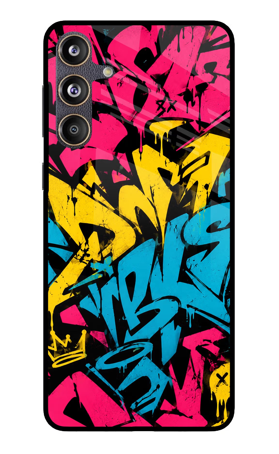 Graffiti Vibe Samsung F55 5G Glass Case - Graffiti Vibe Samsung F55 5G Glass Case Graffiti Vibe Samsung F55 5G Glass Case