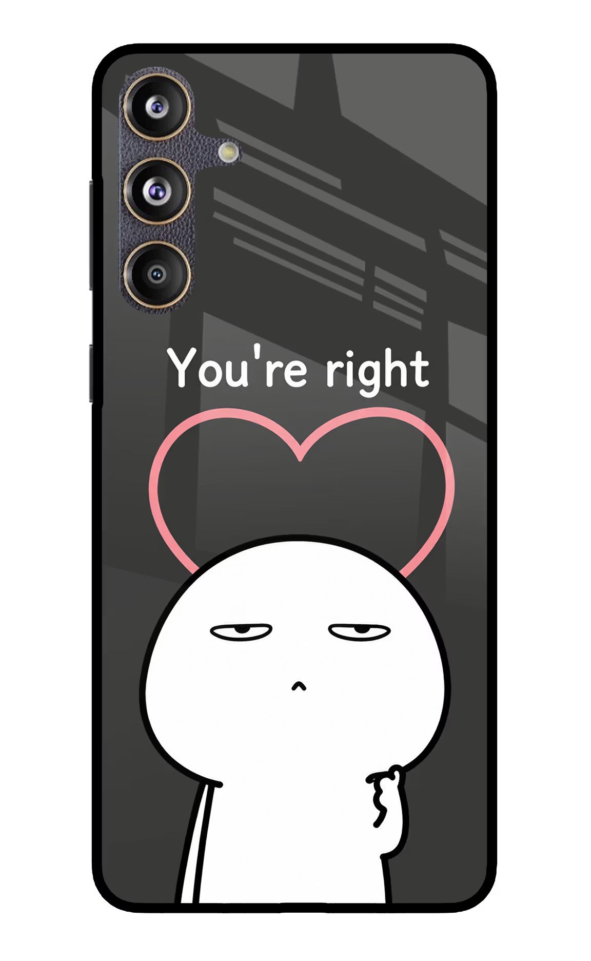 You're Right Samsung F55 5G Glass Case - You're Right Samsung F55 5G Glass Case You're Right Samsung F55 5G Glass Case