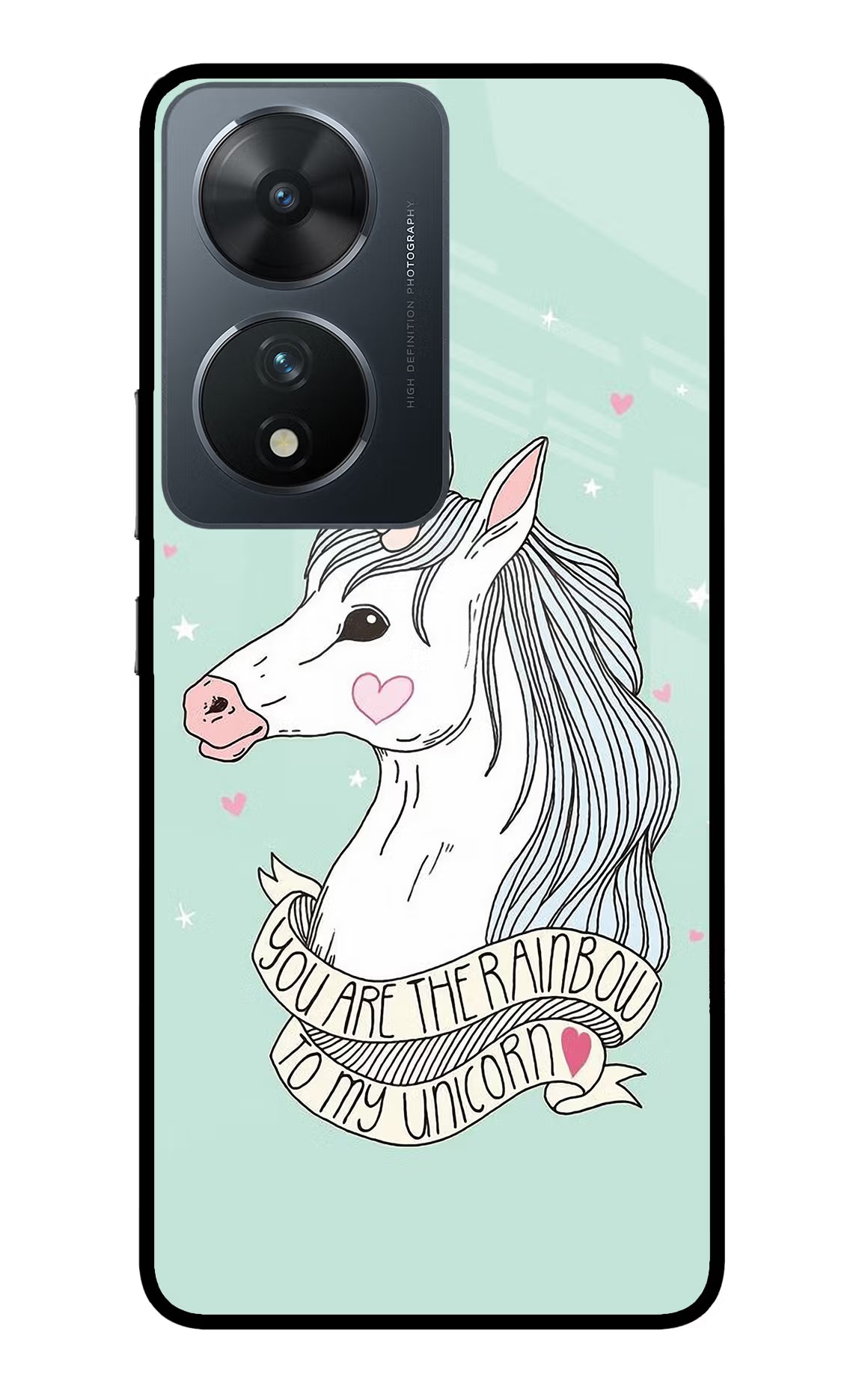 Unicorn Wallpaper Vivo T2 5G Back Cover - Unicorn Wallpaper Vivo T2 5G Glass Case Back Cover by Casekaro Unicorn Wallpaper Vivo T2 5G Glass Case Back Cover by Casekaro