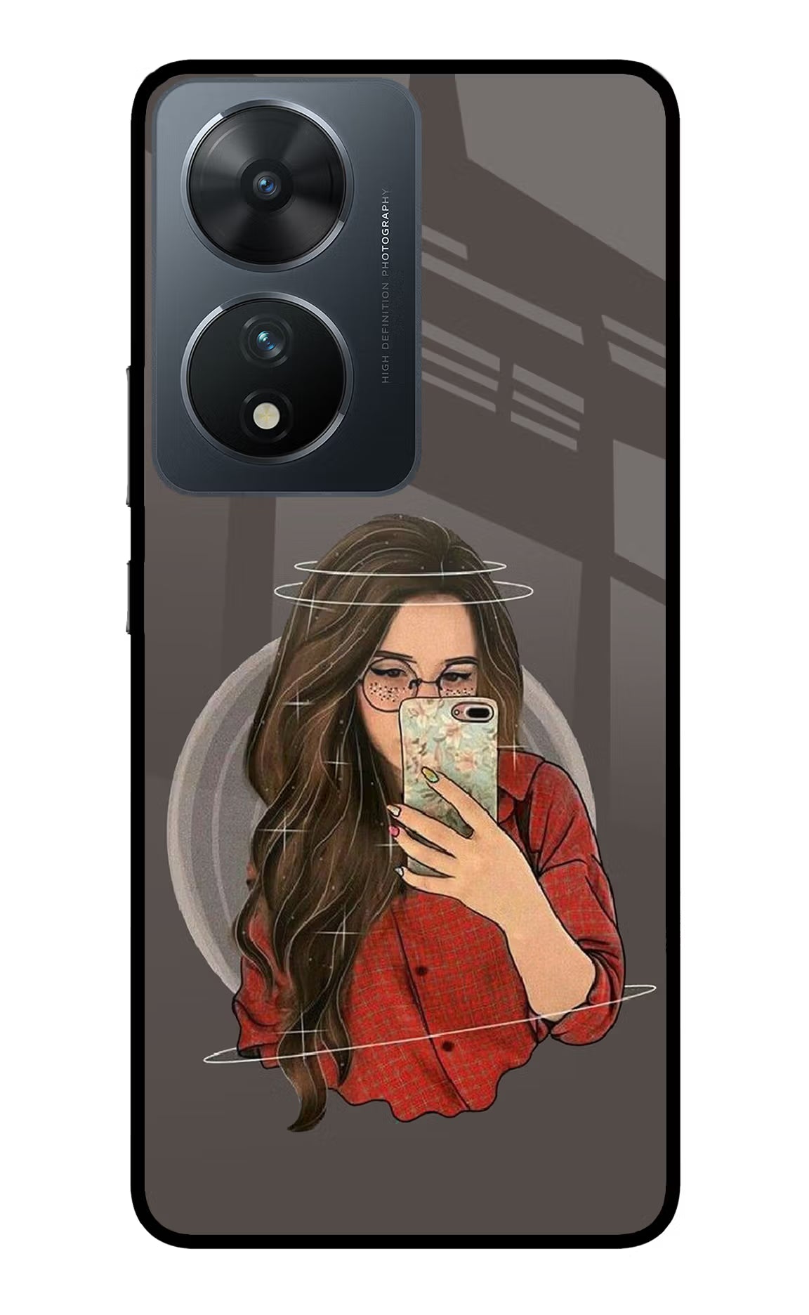 Selfie Queen Vivo T2 5G Glass Case - Selfie Queen Vivo T2 5G Glass Case Selfie Queen Vivo T2 5G Glass Case