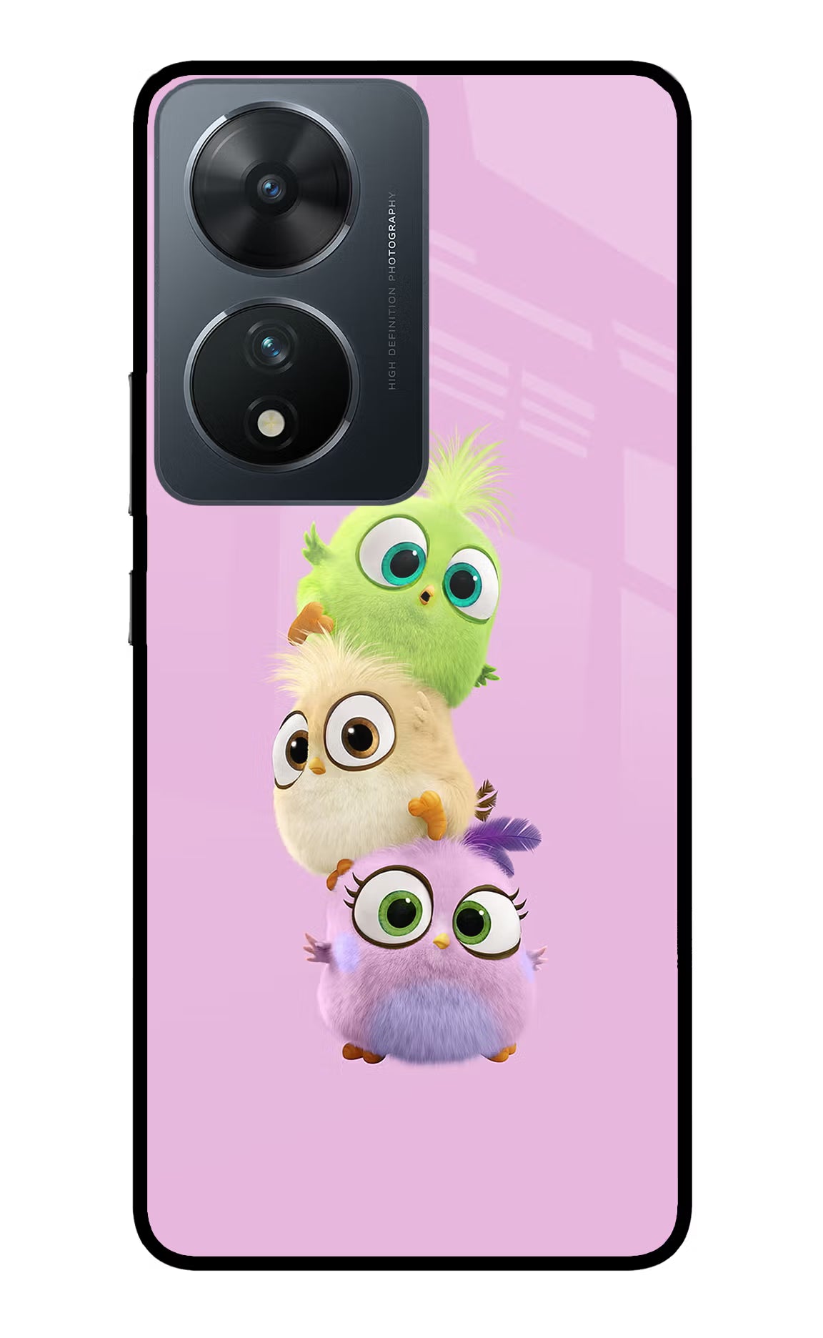 Cute Little Birds Vivo T2 5G Glass Case - Cute Little Birds Vivo T2 5G Glass Case Cute Little Birds Vivo T2 5G Glass Case
