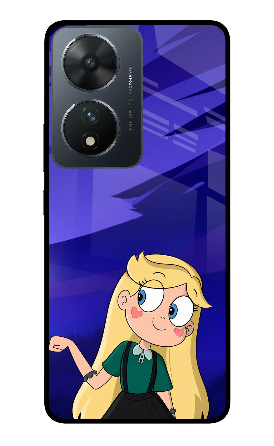 Star Glow Vivo T2 5G Glass Case - Star Glow Vivo T2 5G Glass Case Star Glow Vivo T2 5G Glass Case