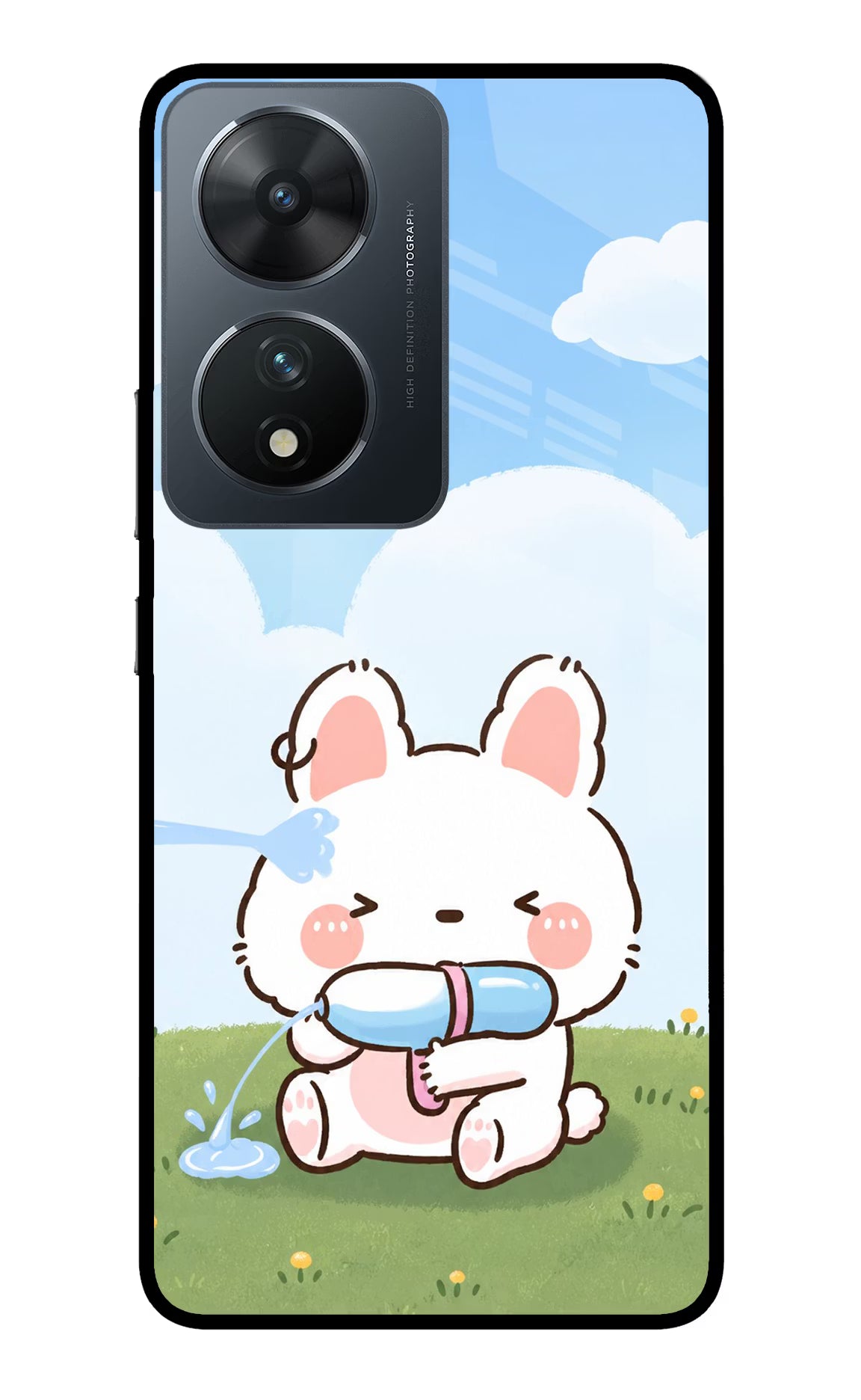 Bunny Treat Vivo T2 5G Glass Case - Bunny Treat Vivo T2 5G Glass Case Bunny Treat Vivo T2 5G Glass Case