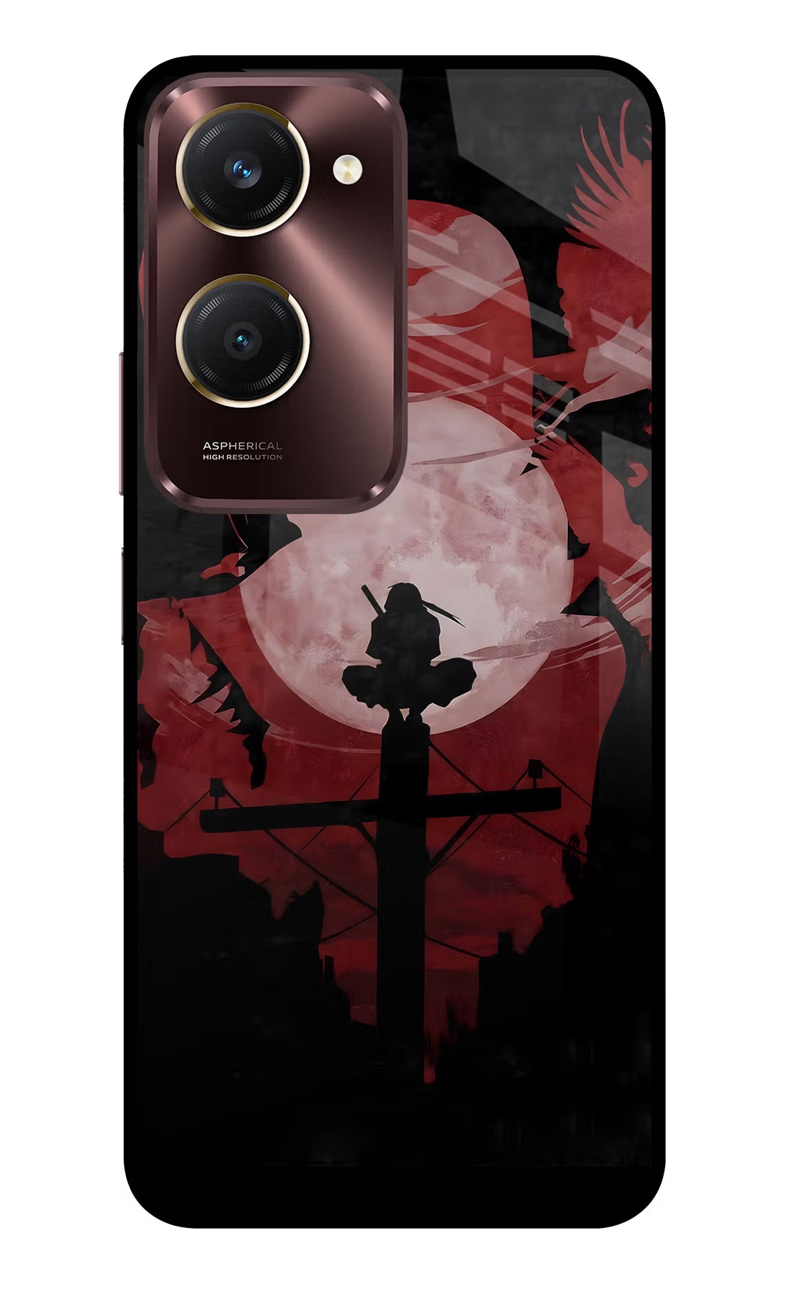 Naruto Anime Vivo Y28s 5G Glass Case - Naruto Anime Vivo Y28s 5G Glass Case Naruto Anime Vivo Y28s 5G Glass Case