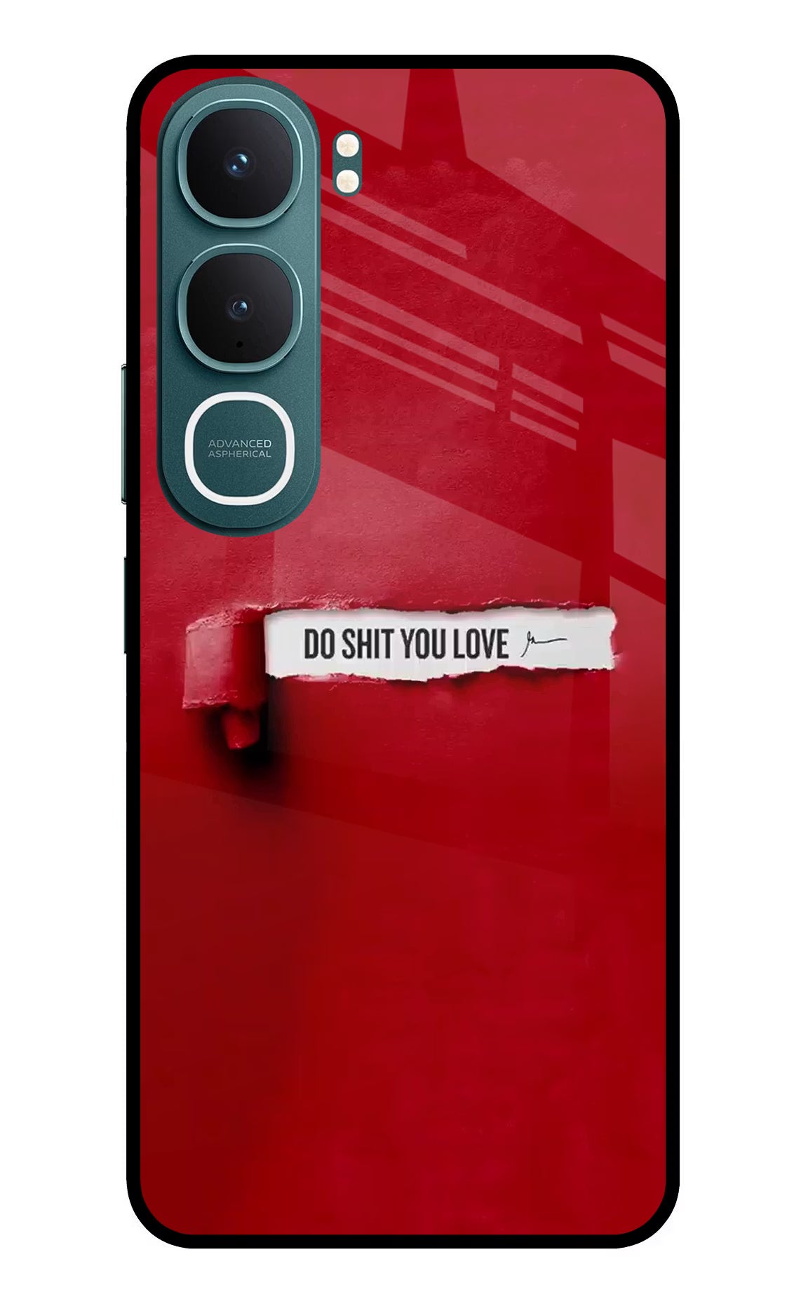 Do Shit You Love Vivo Y31 5G Back Cover - Do Shit You Love Vivo Y31 5G Glass Case Back Cover by Casekaro Do Shit You Love Vivo Y31 5G Glass Case Back Cover by Casekaro