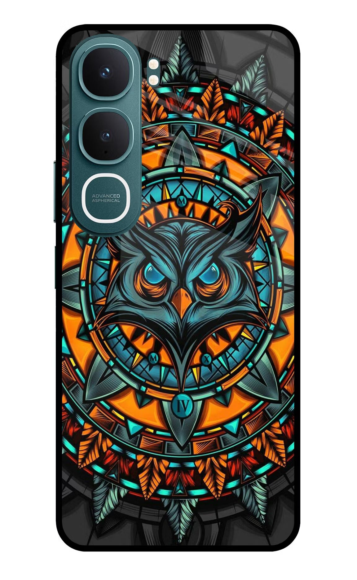Angry Owl Art Vivo Y31 5G Glass Case - Angry Owl Art Vivo Y31 5G Glass Case Angry Owl Art Vivo Y31 5G Glass Case