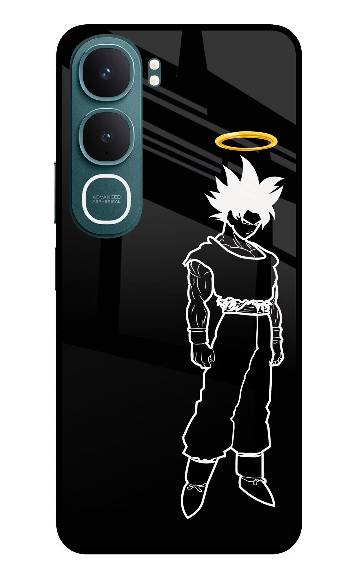 DBS Character Vivo Y31 5G Back Cover - DBS Character Vivo Y31 5G Glass Case Back Cover by Casekaro DBS Character Vivo Y31 5G Glass Case Back Cover by Casekaro