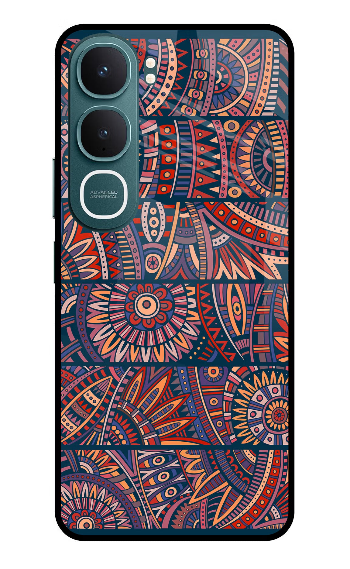 African Culture Design Vivo Y31 5G Back Cover - African Culture Design Vivo Y31 5G Glass Case Back Cover by Casekaro African Culture Design Vivo Y31 5G Glass Case Back Cover by Casekaro