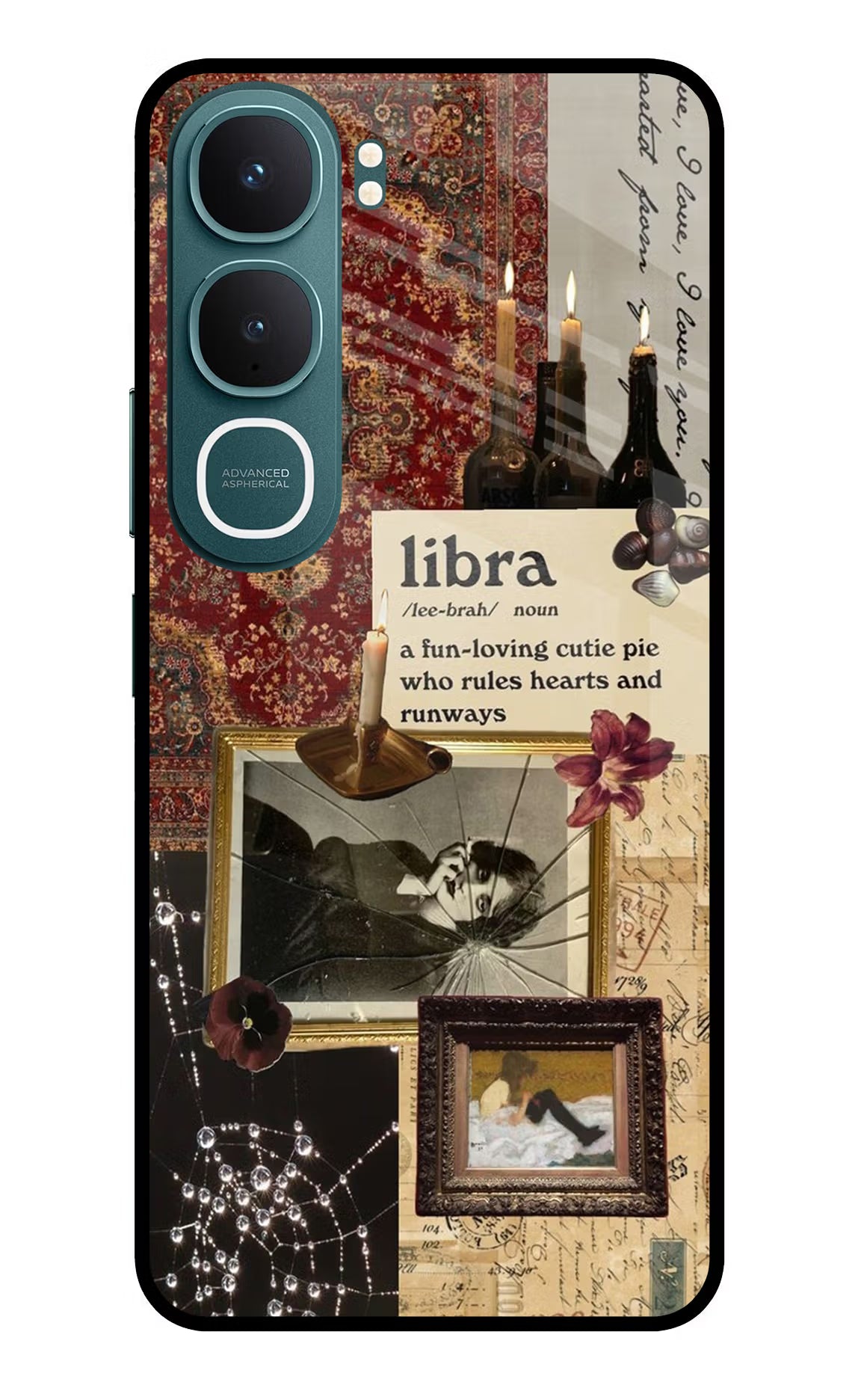Libra Zodiac Vivo Y31 5G Glass Case - Libra Zodiac Vivo Y31 5G Glass Case Libra Zodiac Vivo Y31 5G Glass Case