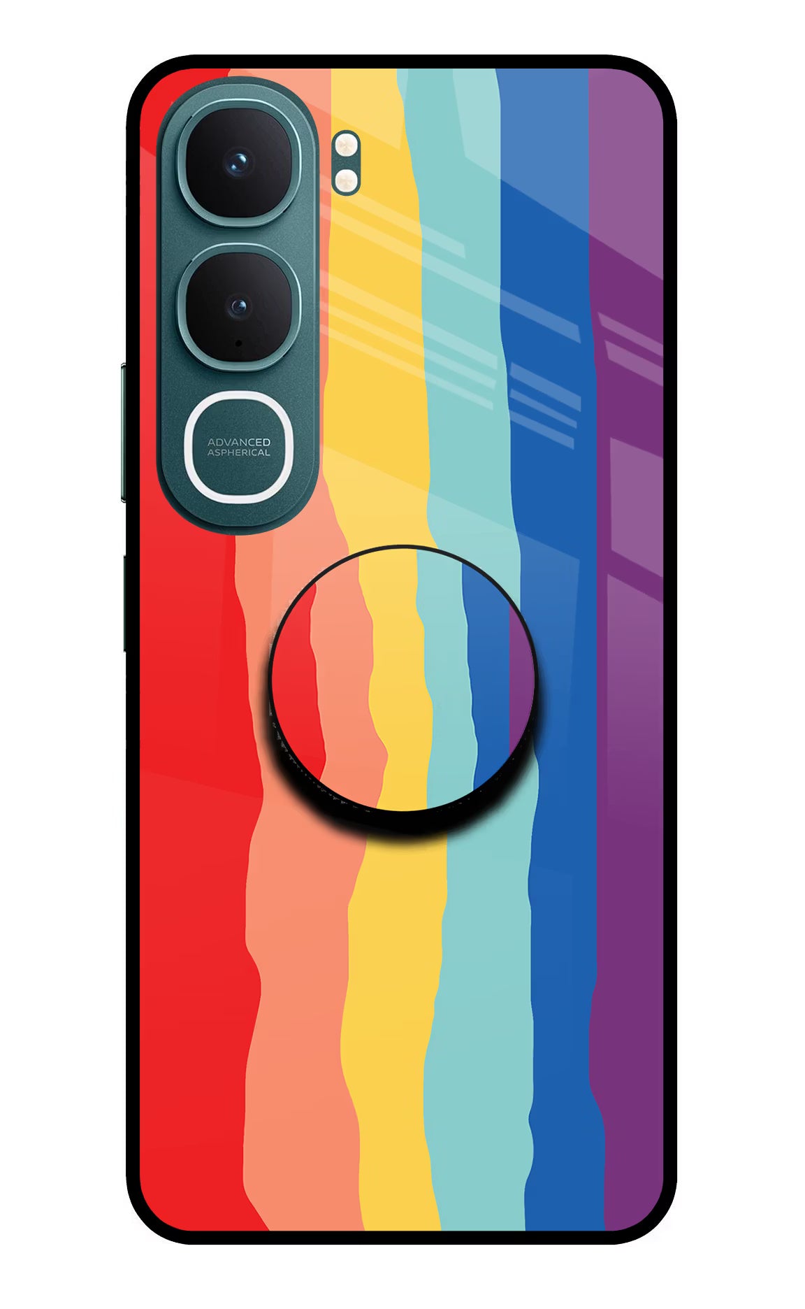 Rainbow Vivo Y31 5G Pop Case - Rainbow Vivo Y31 5G Pop Case by Casekaro Rainbow Vivo Y31 5G Pop Case by Casekaro