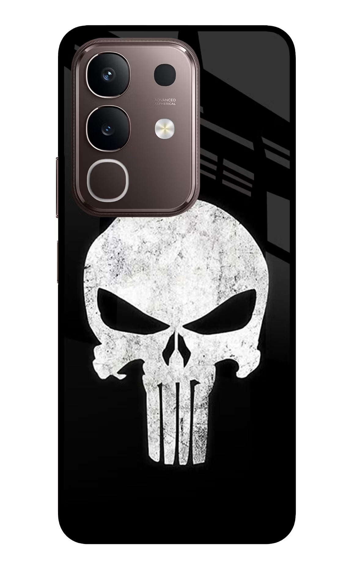 Punisher Skull Vivo Y31 Pro 5G Glass Case - Punisher Skull Vivo Y31 Pro 5G Glass Case Punisher Skull Vivo Y31 Pro 5G Glass Case