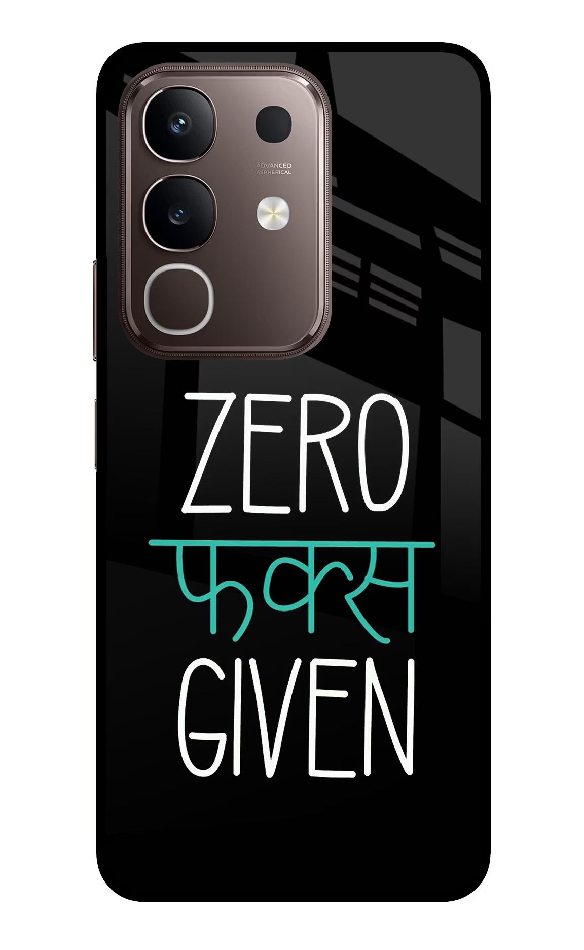 Zero Fucks Given Vivo Y31 Pro 5G Glass Case - Zero Fucks Given Vivo Y31 Pro 5G Glass Case Zero Fucks Given Vivo Y31 Pro 5G Glass Case