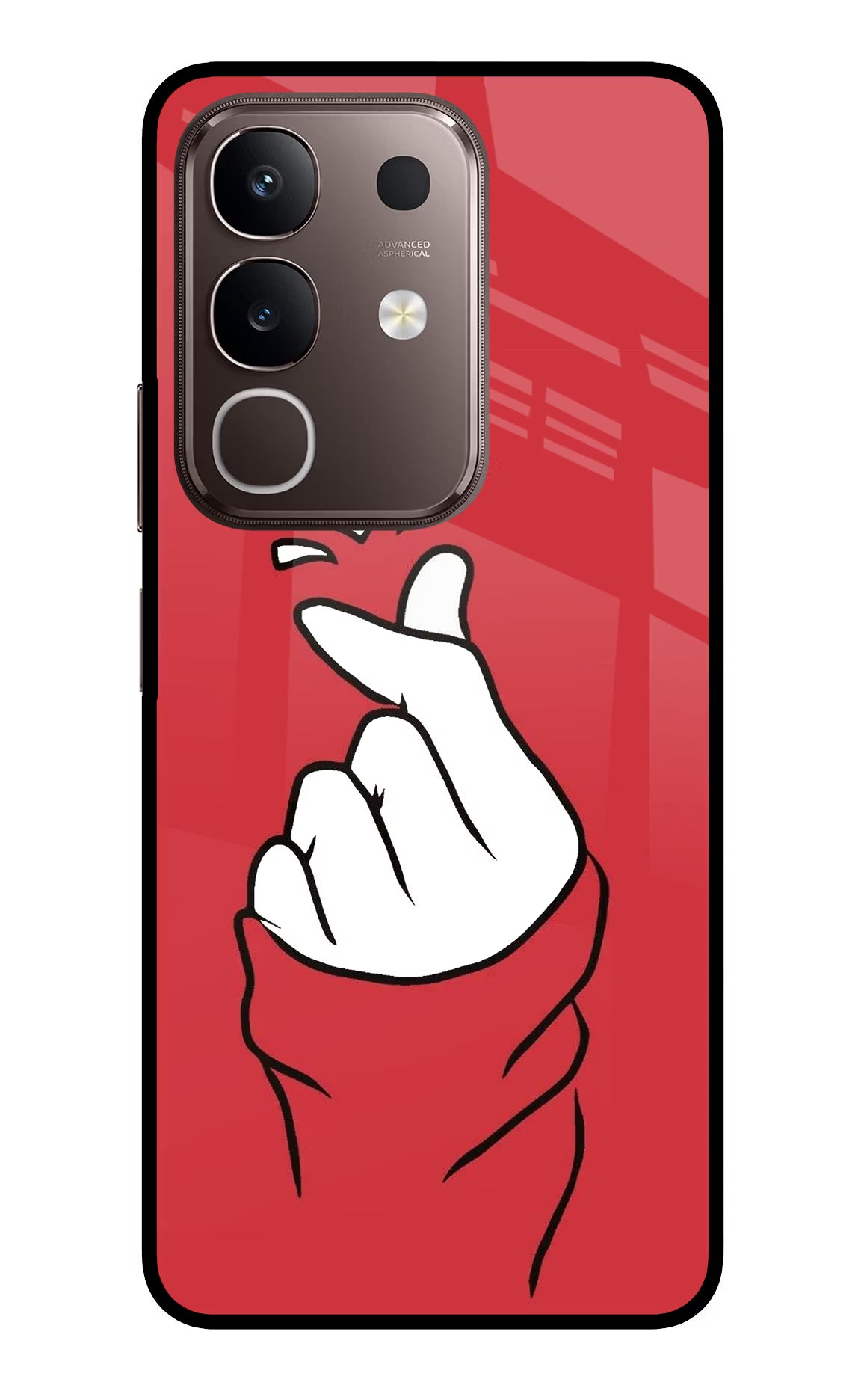 Korean Love Sign Vivo Y31 Pro 5G Glass Case - Korean Love Sign Vivo Y31 Pro 5G Glass Case Korean Love Sign Vivo Y31 Pro 5G Glass Case
