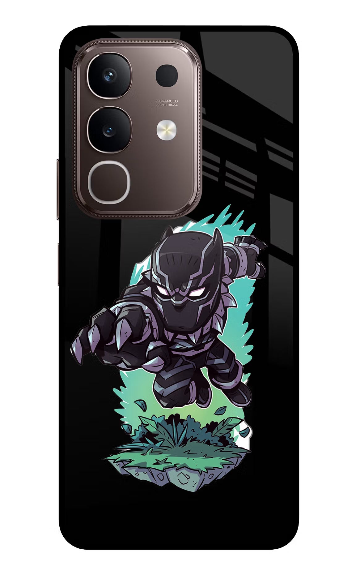 Black Panther Vivo Y31 Pro 5G Glass Case - Black Panther Vivo Y31 Pro 5G Glass Case Black Panther Vivo Y31 Pro 5G Glass Case