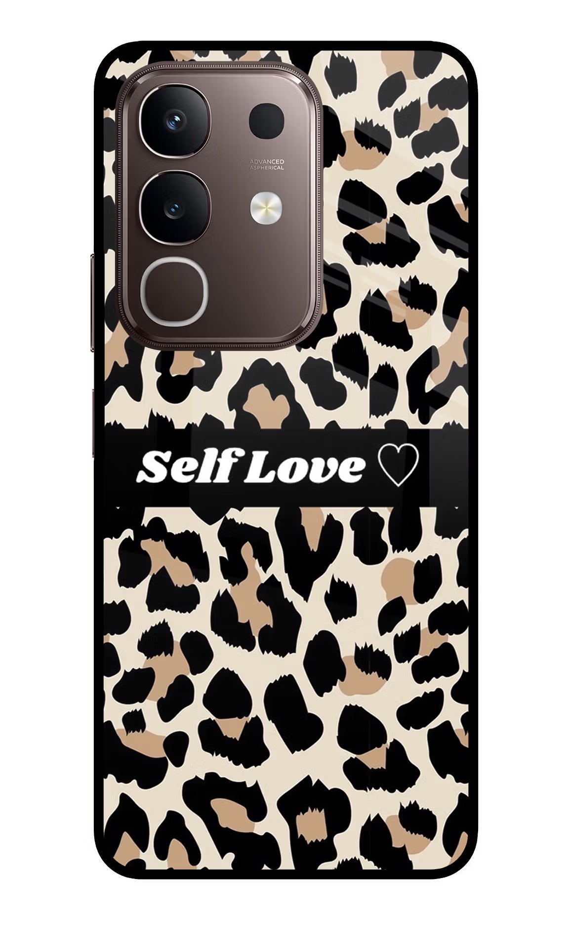 Leopard Print Self Love Vivo Y31 Pro 5G Glass Case - Leopard Print Self Love Vivo Y31 Pro 5G Glass Case Leopard Print Self Love Vivo Y31 Pro 5G Glass Case