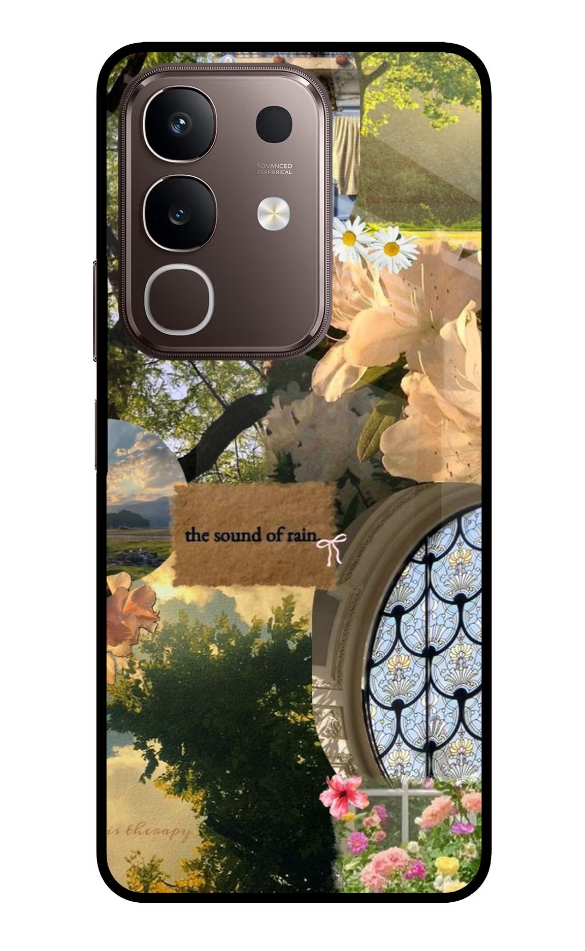 Rain Vivo Y31 Pro 5G Glass Case - Rain Vivo Y31 Pro 5G Glass Case Rain Vivo Y31 Pro 5G Glass Case