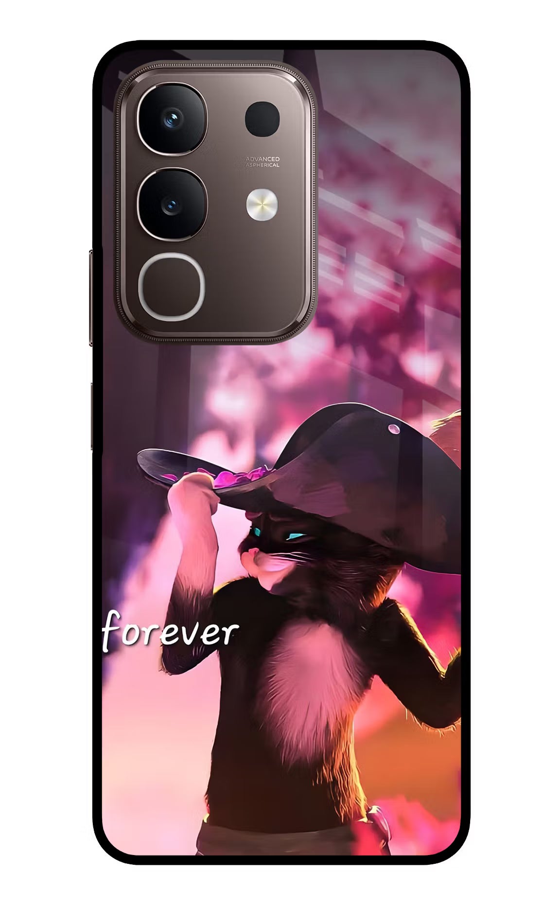 Forever Cat Vivo Y31 Pro 5G Glass Case - Forever Cat Vivo Y31 Pro 5G Glass Case Forever Cat Vivo Y31 Pro 5G Glass Case