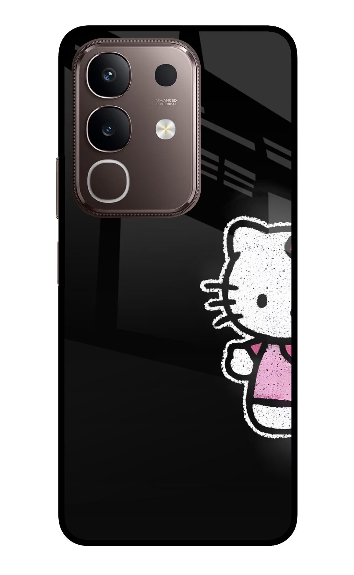 Kitty Charm Vivo Y31 Pro 5G Glass Case - Kitty Charm Vivo Y31 Pro 5G Glass Case Kitty Charm Vivo Y31 Pro 5G Glass Case