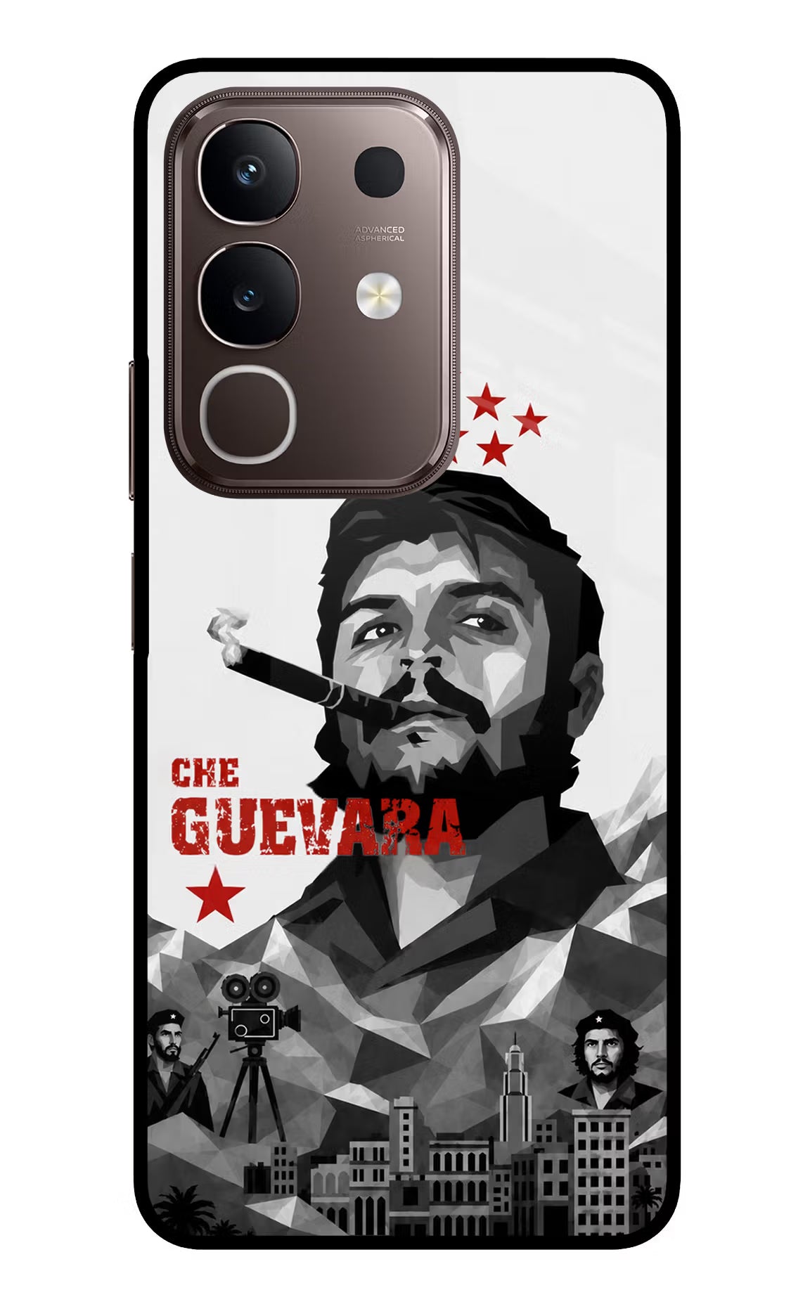 Che Guevara Iconic Vivo Y31 Pro 5G Glass Case - Che Guevara Iconic Vivo Y31 Pro 5G Glass Case Che Guevara Iconic Vivo Y31 Pro 5G Glass Case
