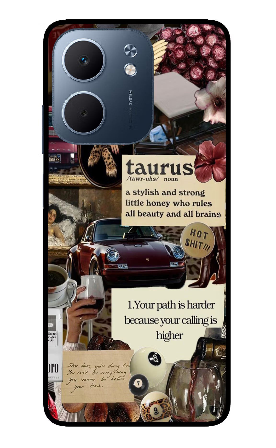 Taurus Zodiac Oppo A5x 5G Back Cover - Taurus Zodiac Oppo A5x 5G Glass Case Back Cover by Casekaro Taurus Zodiac Oppo A5x 5G Glass Case Back Cover by Casekaro