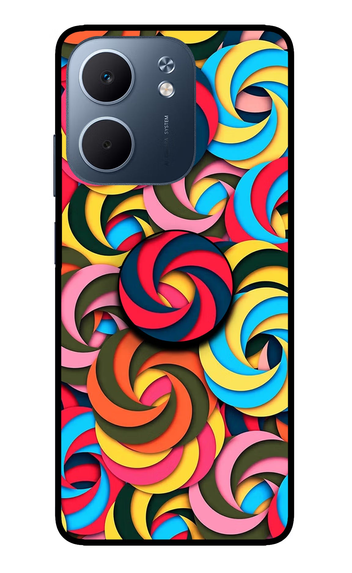 Spiral Pattern Oppo A5x 5G Pop Case - Spiral Pattern Oppo A5x 5G Pop Case by Casekaro Spiral Pattern Oppo A5x 5G Pop Case by Casekaro
