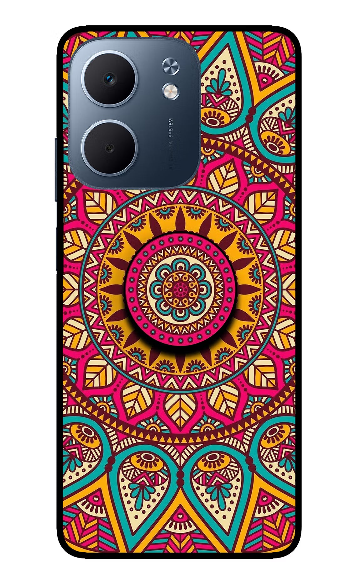 Mandala Oppo A5x 5G Pop Case - Mandala Oppo A5x 5G Pop Case by Casekaro Mandala Oppo A5x 5G Pop Case by Casekaro