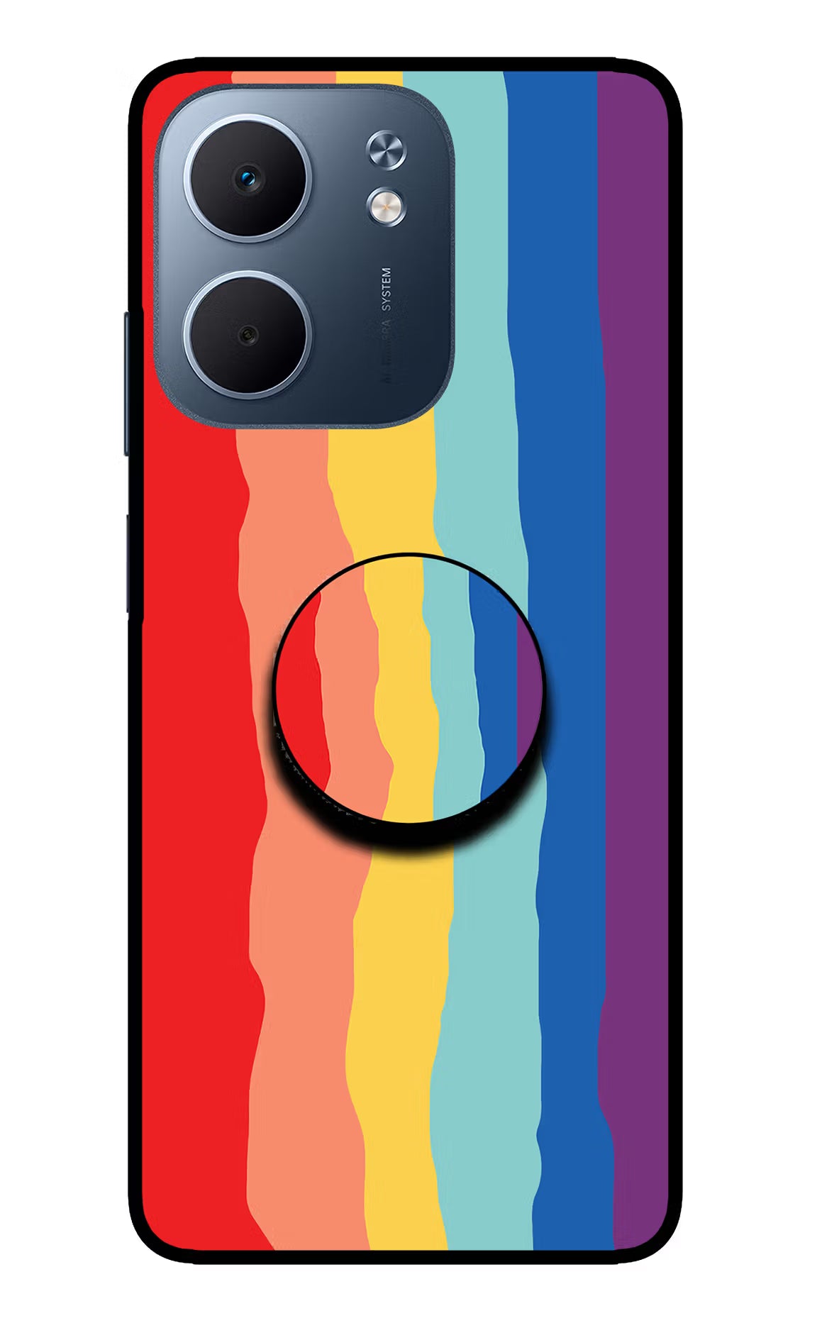 Rainbow Oppo A5x 5G Pop Case - Rainbow Oppo A5x 5G Pop Case by Casekaro Rainbow Oppo A5x 5G Pop Case by Casekaro