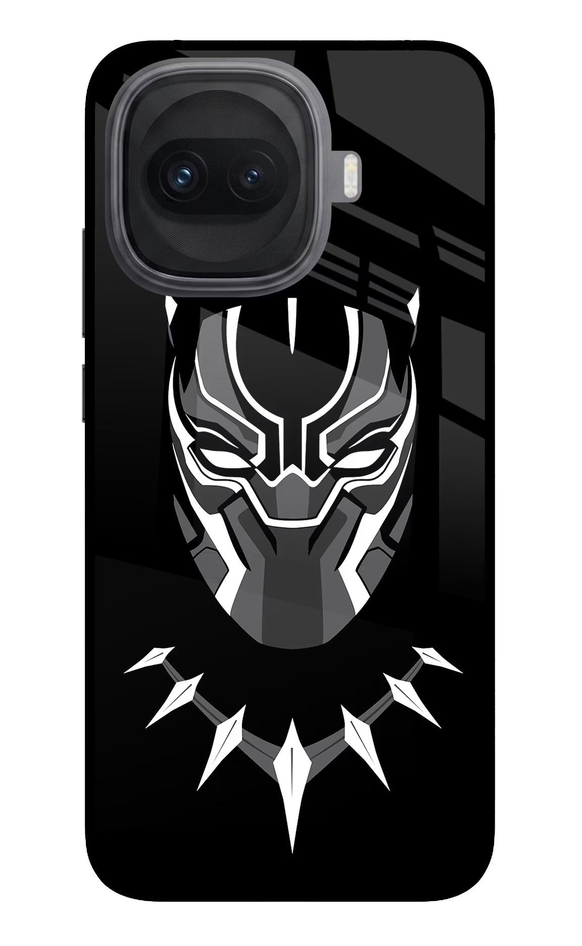 Black Panther iQOO 15R 5G Glass Case - Black Panther iQOO 15R 5G Glass Case Black Panther iQOO 15R 5G Glass Case