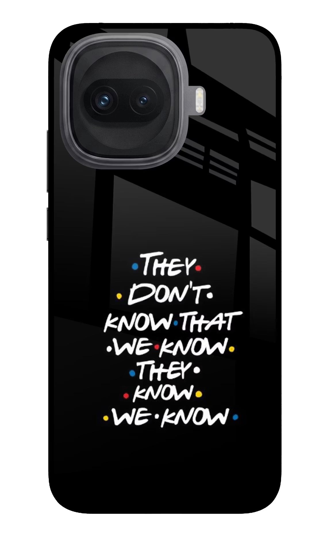 FRIENDS Dialogue iQOO 15R 5G Glass Case - FRIENDS Dialogue iQOO 15R 5G Glass Case FRIENDS Dialogue iQOO 15R 5G Glass Case