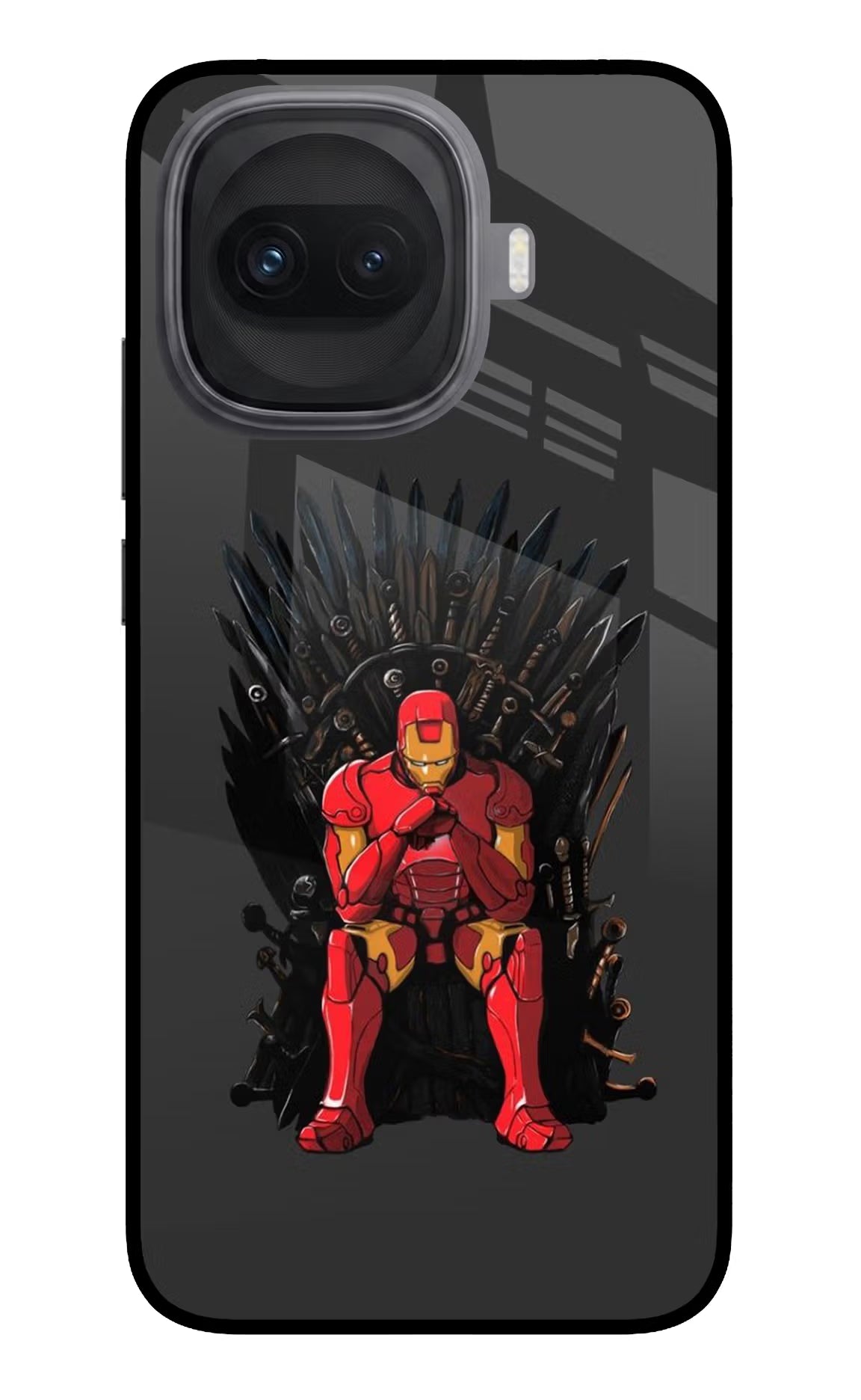 Ironman Throne iQOO 15R 5G Glass Case - Ironman Throne iQOO 15R 5G Glass Case Ironman Throne iQOO 15R 5G Glass Case