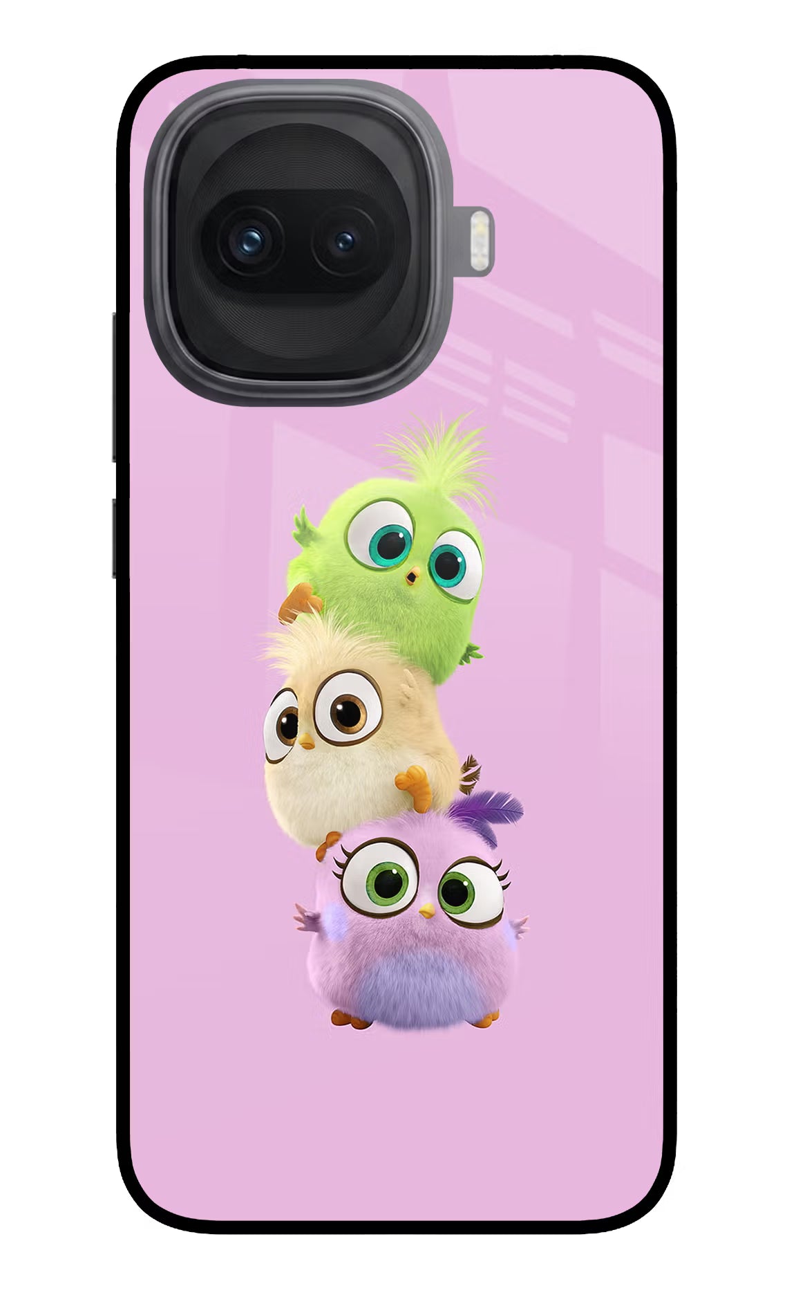 Cute Little Birds iQOO 15R 5G Glass Case - Cute Little Birds iQOO 15R 5G Glass Case Cute Little Birds iQOO 15R 5G Glass Case