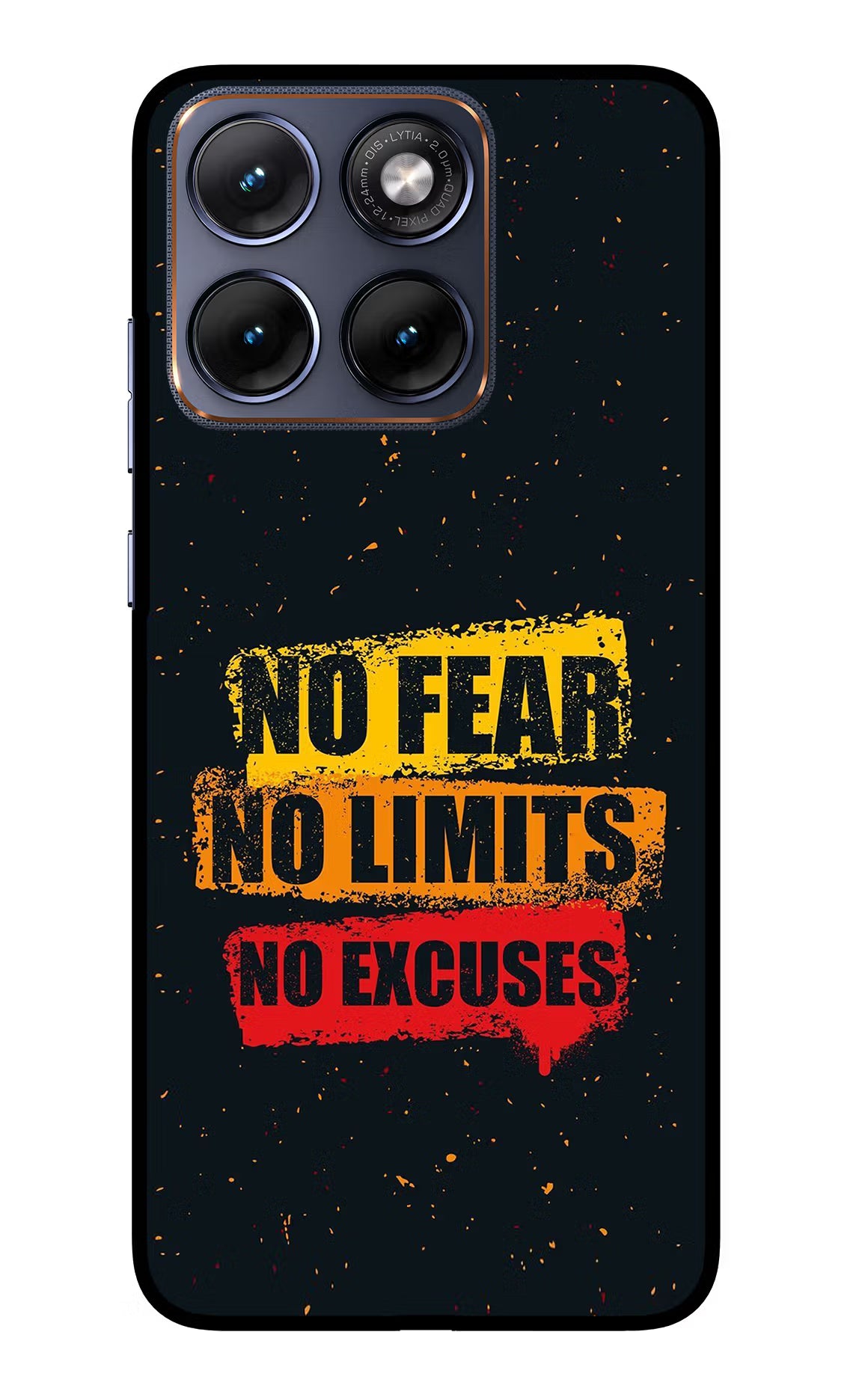 No Fear No Limits No Excuse Moto Edge 70 Fusion Glass Case - No Fear No Limits No Excuse Moto Edge 70 Fusion Glass Case No Fear No Limits No Excuse Moto Edge 70 Fusion Glass Case