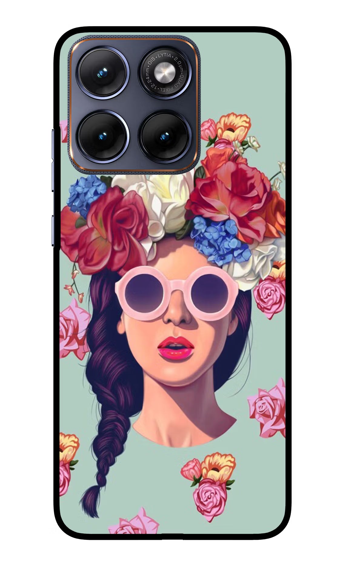 Pretty Girl Moto Edge 70 Fusion Glass Case - Pretty Girl Moto Edge 70 Fusion Glass Case Pretty Girl Moto Edge 70 Fusion Glass Case