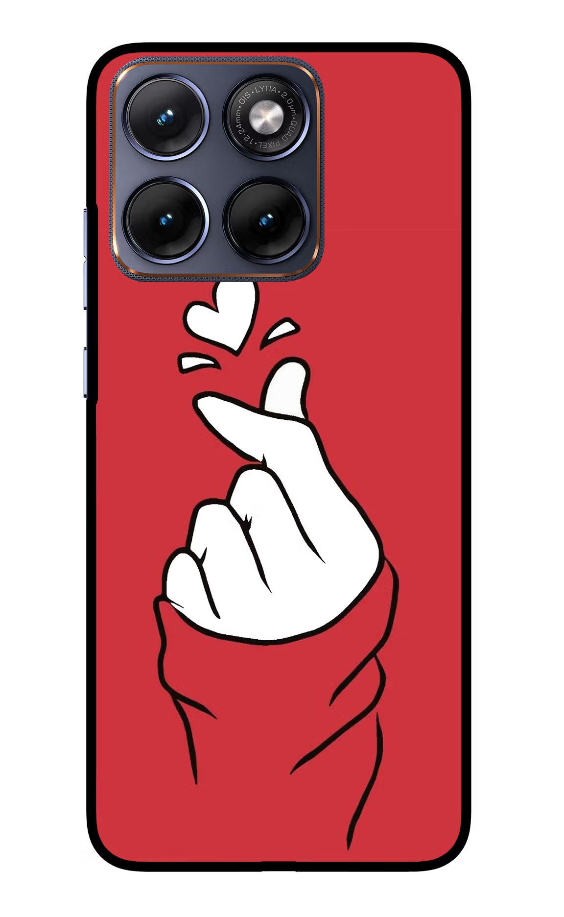 Korean Love Sign Moto Edge 70 Fusion Glass Case - Korean Love Sign Moto Edge 70 Fusion Glass Case Korean Love Sign Moto Edge 70 Fusion Glass Case